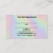 ネイルサロンアポイントメント名刺 予約カード (裏面)