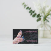 ネイルサロンアポイントメント名刺 予約カード (スタンド正面)