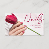 ネイルサロンエレガント名刺 名刺 (正面)