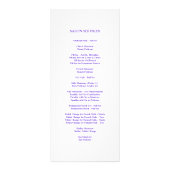 ネイルサロンサービス価格表{Purple} ラックカード (裏面)