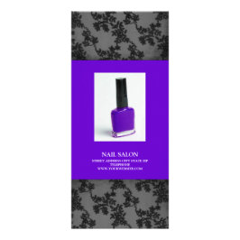 ネイルサロンサービス価格表{Purple} ラックカード