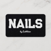 ネイルサロンネイリスト 名刺 (正面)