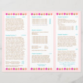 ネイルサロンピンクポーランドパンフレット (裏面)