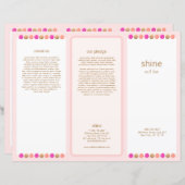 ネイルサロンピンクポーランドパンフレット (正面/裏面)