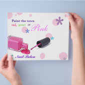 ネイルサロンフライヤー チラシ (手)