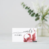 ネイルサロンポーランドボトルスプラッシュパステル ロイヤリティカード (スタンド正面)