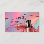 ネイルサロンポーランドボトルスプラッシュパステル ロイヤリティカード (正面)