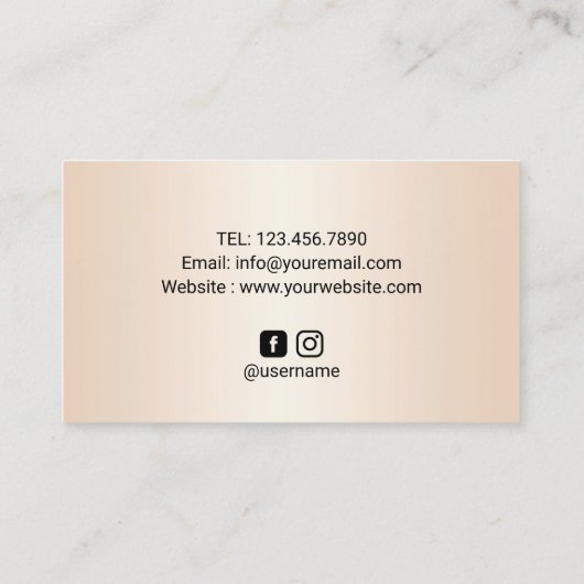 ネイルサロンポーランドマニキュリエレガントストフローラ 名刺 (裏面)