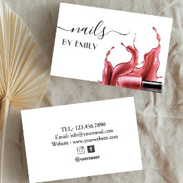 ネイルサロンポーランドマニキュリスト 名刺