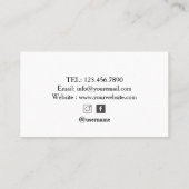 ネイルサロンポーランドマニキュリスト 名刺 (裏面)