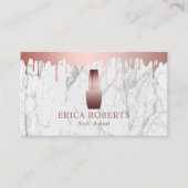 ネイルサロンポーランドメイクアップアーティストマーブルロイヤリティ ロイヤリティカード (正面)