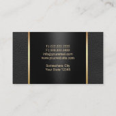 ネイルサロンポーランドメイクアップアーティストレエレガントザー 名刺 (裏面)