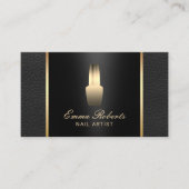 ネイルサロンポーランドメイクアップアーティストレエレガントザー 名刺 (正面)