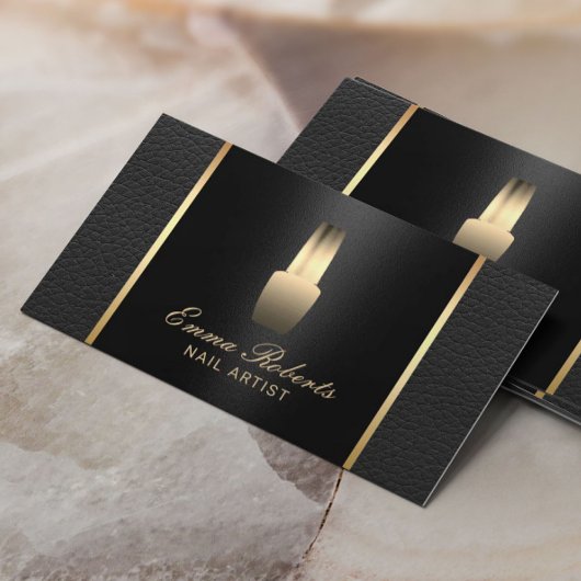 ネイルサロンポーランドメイクアップアーティストレエレガントザー 名刺