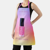 ネイルサロンマニキュラモダンスカラフル エプロン (インサイチュ)