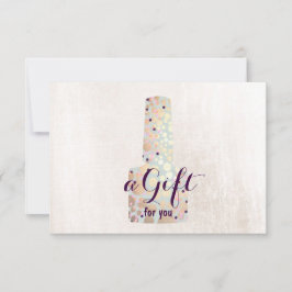 ネイルサロンマニキュリストギフト券