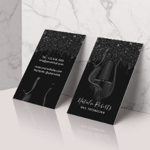 ネイルサロンマニキュリストブラックモダングリッタードリップ