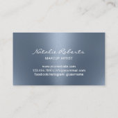 ネイルサロンマニキュリモダンストダスティブルーロイヤリティ ロイヤリティカード (裏面)