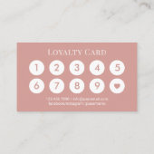 ネイルサロンマニキュリモダンストバラ金ゴールドドリップ ロイヤリティカード (裏面)