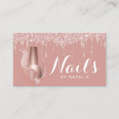 ネイルサロンマニキュリモダンストバラ金ゴールドドリップ ロイヤリティカード (正面)