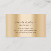 ネイルサロンマニキュリモダンスト金ゴールドロイヤリティ ロイヤリティカード (裏面)