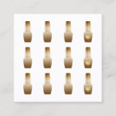 ネイルサロンメイクアップアーティスト12スタンプロイヤリティ ロイヤリティカード (正面)