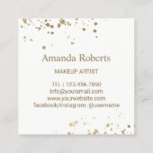 ネイルサロンメイクアップアーティスト12スタンプロイヤリティ ロイヤリティカード (裏面)