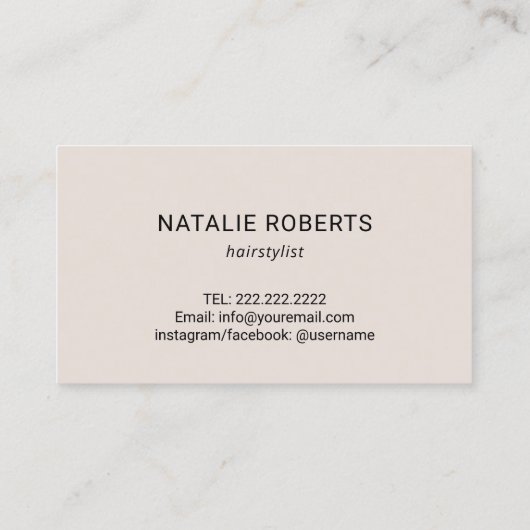 ネイルサロンモダンバラ金ゴールドグリッタータイポグラフィ 名刺 (裏面)