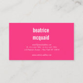 ネイルサロンモダンピガーリーンク 名刺 (裏面)