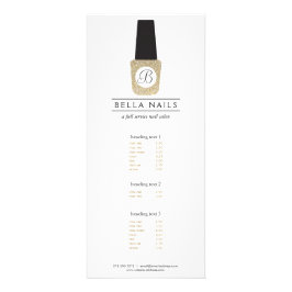 ネイルサロンモノグラムオン金ゴールドグリッター爪、 ネイルポーランド ラックカード