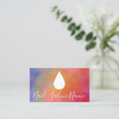 ネイルサロンロイヤリティパンチカード ロイヤリティカード (スタンド正面)