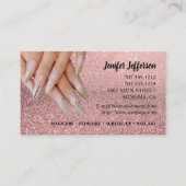 ネイルサロンロイヤリティ割引名刺 ロイヤリティカード (正面)