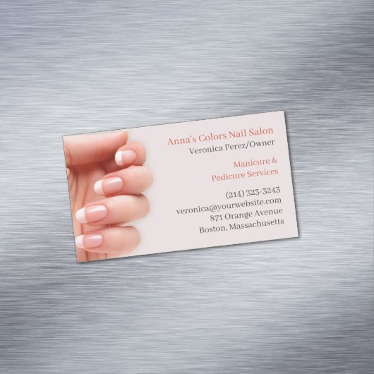 ネイルサロン作家 マグネット名刺 (インサイチュ)