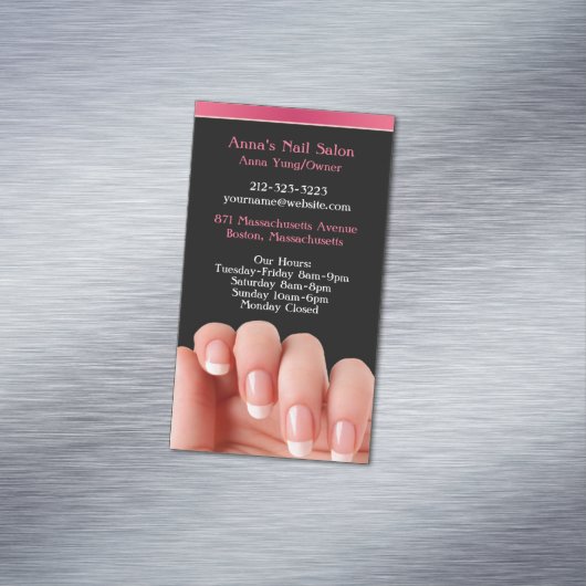 ネイルサロン作家 マグネット名刺 (インサイチュ)