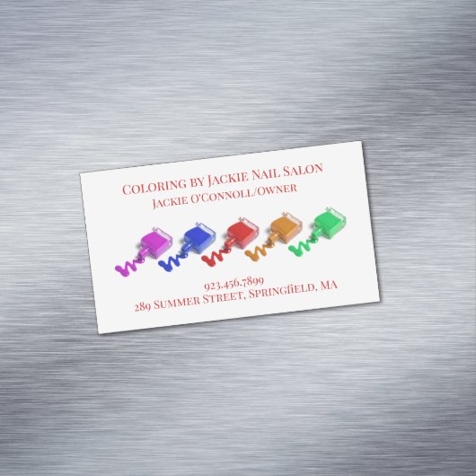 ネイルサロン作家 マグネット名刺 (インサイチュ)