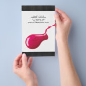 ネイルサロン価格表フライヤー チラシ (ハンドル)