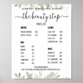 ネイルサロン価格表ポスター ポスター (正面)