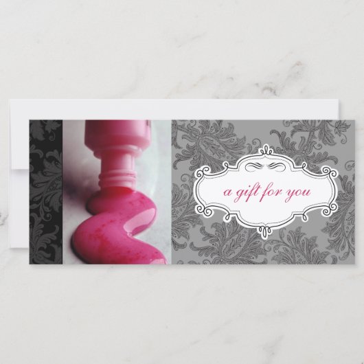 ネイルサロン又は日スパギフト券 (正面)