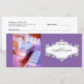 ネイルサロン又は日スパギフト券 (正面/裏面)