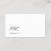 ネイルサロン名刺パステル葉 名刺 (裏面)