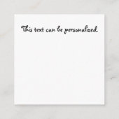 ネイルサロン名刺 エンクロージャーカード (裏面)