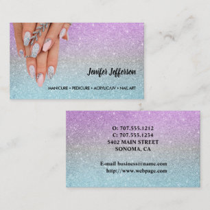 ネイルサロン名刺 ロイヤリティカード