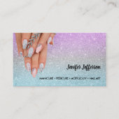 ネイルサロン名刺 ロイヤリティカード (正面)