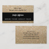 ネイルサロン名刺 ロイヤリティカード (正面/裏面)