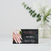 ネイルサロン名刺 予約カード (スタンド正面)