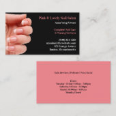 ネイルサロン名刺 名刺 (正面/裏面)