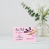 ネイルサロン名刺 名刺 (スタンド正面)