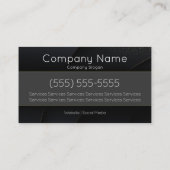 ネイルサロン名刺 名刺 (裏面)