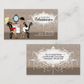 ネイルサロン名刺 名刺 (正面/裏面)