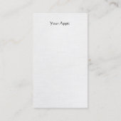 ネイルサロン名刺 名刺 (裏面)